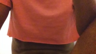 Tat's Pink Shirt And Black Undies Part3 tease