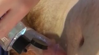 Ginger twink teen jerks his boy cock for daddy