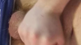 Ginger twink teen jerks his boy cock for daddy