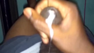 jerking my big jamaican cock during a hurricane