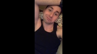 Bi boy jerks one out