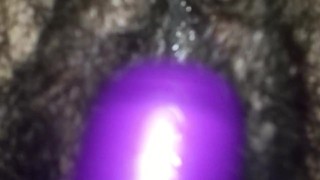 Rubbing my vibrator on my clit