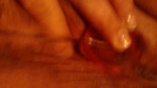 Glistening From Pink Toy