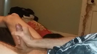 A big dick mature male gets romantic with lotion. (4k) (huge cumload)