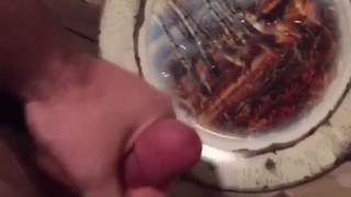 Bear boy cums and eats it for daddy
