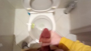 Jerk the dick and cum