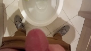 Jerk the dick and cum