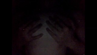 playing with my little ass in the dark