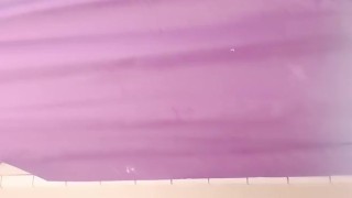 Wet hair and match lit cigarettes -shower play soaked sexy smoker no makeup
