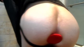 stud and his red butt plug