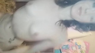 Sexy smoker Roxy blue eyed rebel angel teen smoking fetish, step, innocent