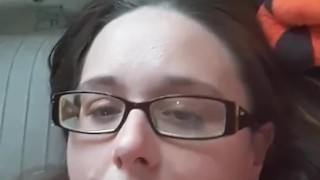 Dildo in wet pussy