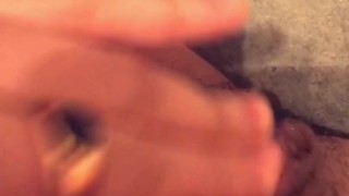 Teen Fingers Wet Pussy with Huge Clit