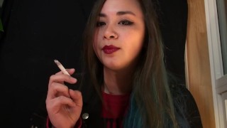 Miss Dee Nicotine Ashes On You - Smoking Fetish - Ashtray POV