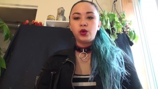 MissDeeNicotine Loves Smoking with her Human Ashtray