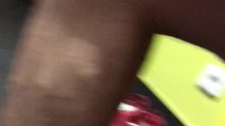 Freeballing at the gym changeroom sauna