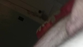 4k Big dick cum waterfall with romantic mature male