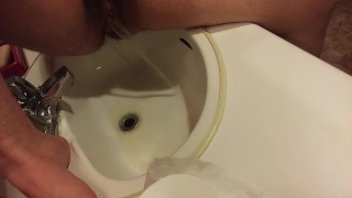 Piss in the sink