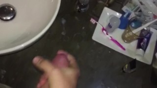 Hunky Student's Double Cumshot