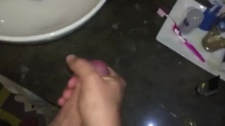 Hunky Student's Double Cumshot