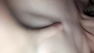 Petite blonde loves playing with her tits