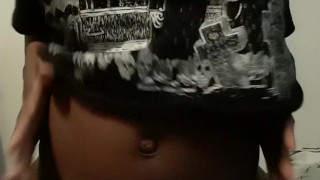 big clit rubbing & bed humping
