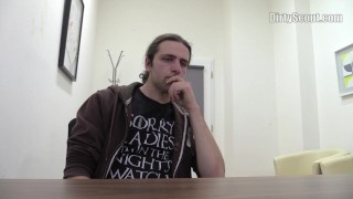  DIRTY SCOUT 169 - Long Haired Dude Takes A Fat Cock Up His Hairy Virgin Ass