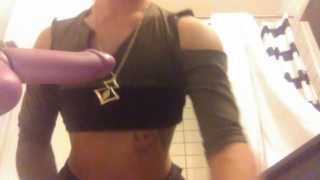 Ladyboy Sissy spun and wanting cocks