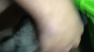 Massive cumshot in sock