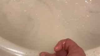 Morning wood piss