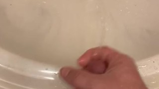 Morning wood piss