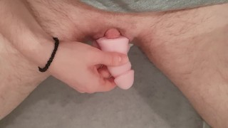 FTM Fucking a penis toy with my cock