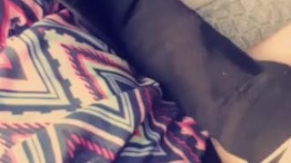 playing with her pussy like a good girl