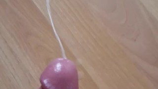 It felt too good so I came on the floor after edging