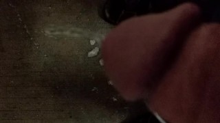 Desperation piss public 60 seconds at hotel parking garage.