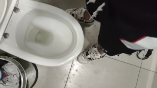 Masturbation in Public Restroom