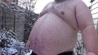winter bear clip