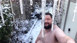 winter bear clip
