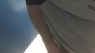 Cum in collage bathroom