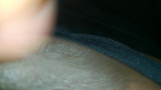 erect ebony nipples close-up