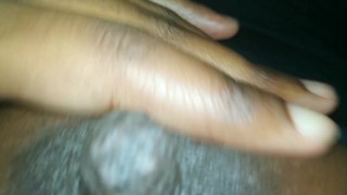 erect ebony nipples close-up