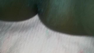 BBW EBONY Real Orgasm On Huge Dildo