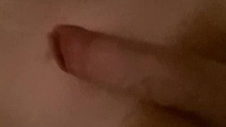 Skinny guy cums all over himself after watching girls orgasm