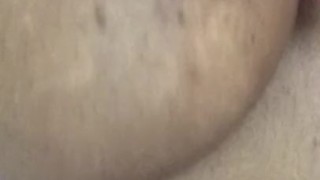 Rubbing my big ass titties