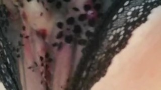 stepmom wet pussy play in panty for stepson