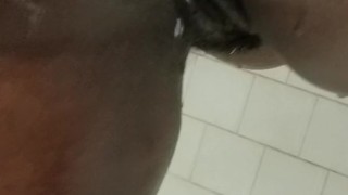 Shower time clean pussy happy pussy