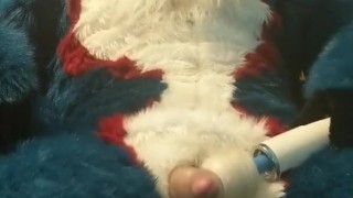 First time using a wand in fursuit