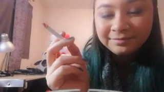 Smoking with Hello Kitty | MissDeeNicotine Loves Belmont Cigarettes