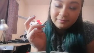 Smoking with Hello Kitty | MissDeeNicotine Loves Belmont Cigarettes