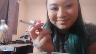 Smoking with Hello Kitty | MissDeeNicotine Loves Belmont Cigarettes